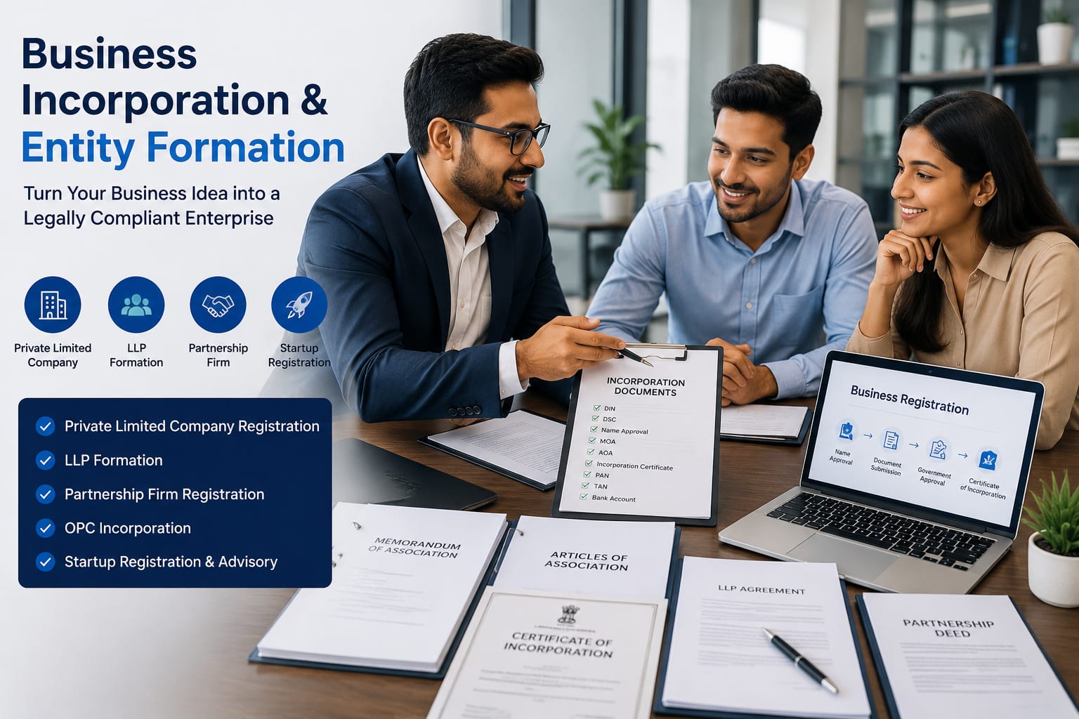 Business Incorporation & Entity Formation
